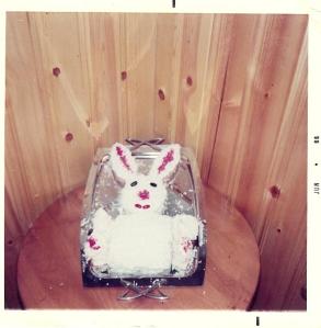 68 easter bunny cake